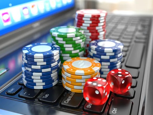 Live casino table with professional dealers